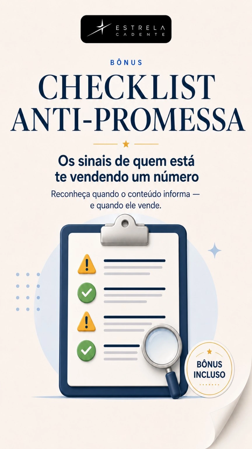 Capa do bônus Checklist Anti-Promessa